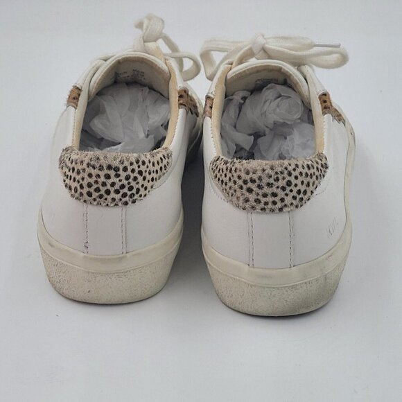 Madewell MD775 Sidewalk Low-Top Sneakers Leather Calf Hair: Wave Edition Size 6M - Picture 6 of 12